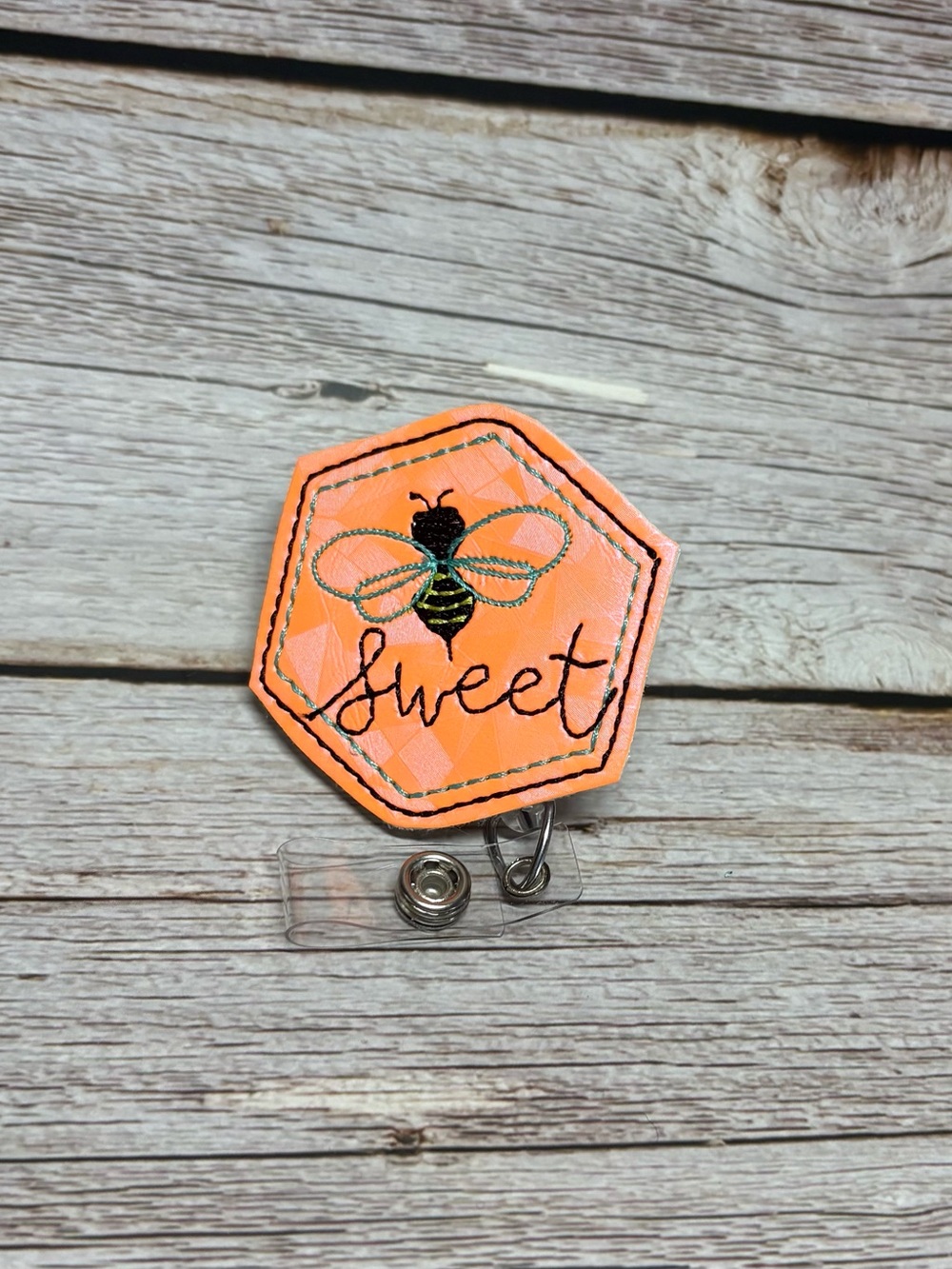Badge Reel- Bee Sweet
